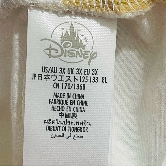 Disney Minnie Mouse Knit Shorts Women’s 3X Tropical Floral Terry Cloth NWT - Picture 4 of 6